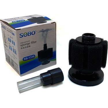 Sobo SB-1330 Pipo Filtre Akvaryum İçin Yüksek Debi ve Sünger Filtre Özelliği