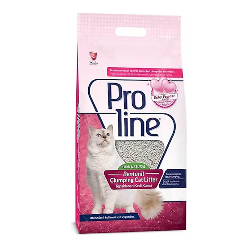 Proline Bebek Pudralı 10lt Kedikumu Ferah Koku ve Doğal İçerik