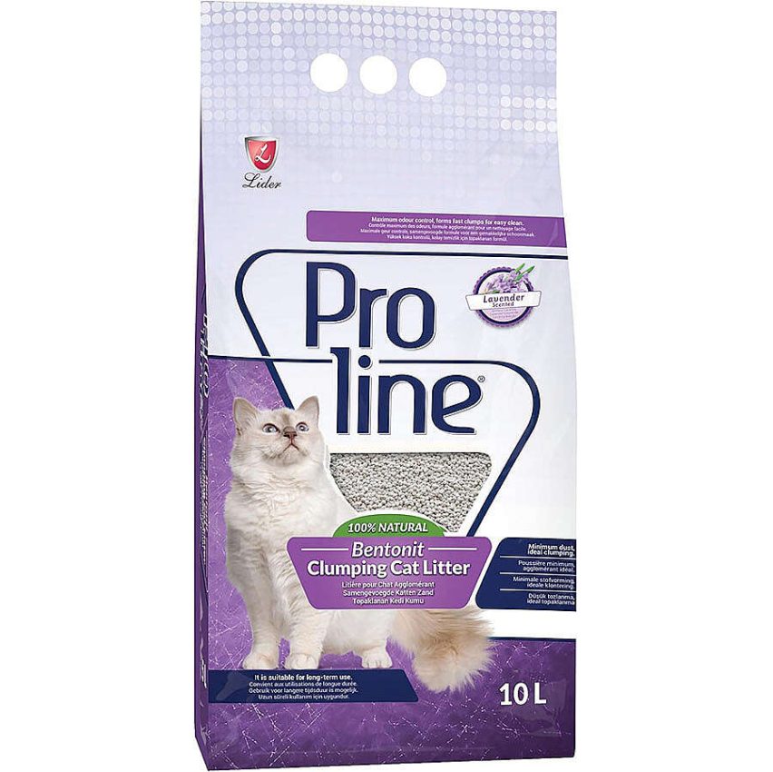 Proline Lavanta Kokulu Bentonit Kedi Kumu 10 lt
